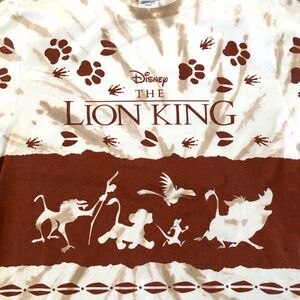 NWOT Disney The Lion King Graphic T Men’s M 100% Organic Cotton Tie Dye